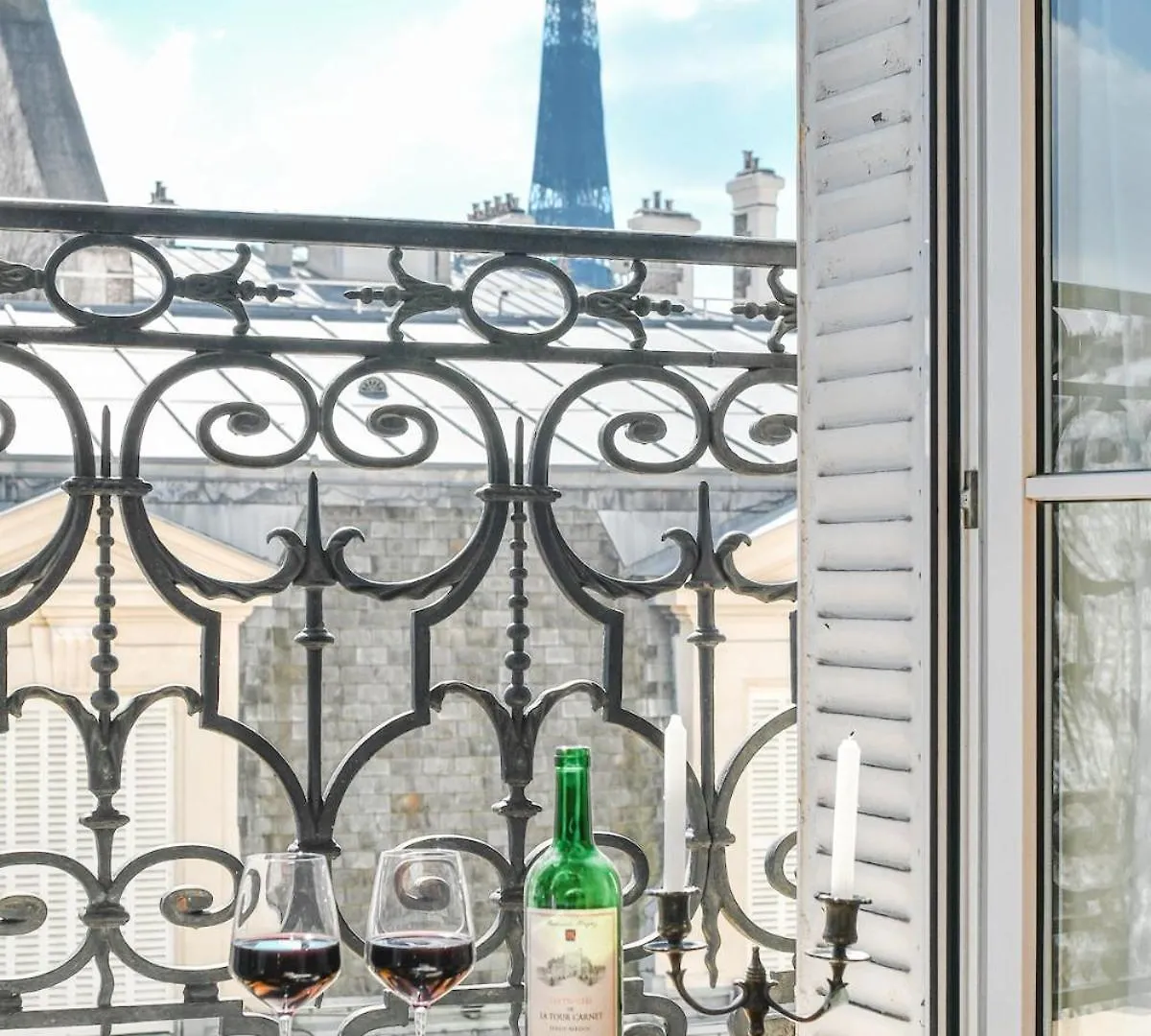 Eiffel Tower View Rose, Apartment #1 Paris